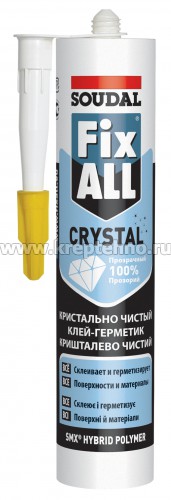 ����-�������� FIX ALL Crystal ���������� 290��, SOUDAL 