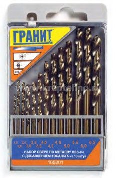 ����� ����� �� ������� 13�� (1,5-6,5��), HSS-Co, �������, ������