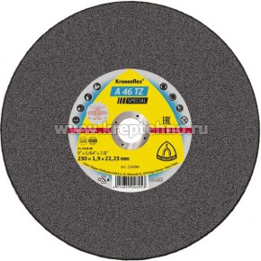 ���� �������� 125�1,6�22,2 SPECIAL A46 TZ �� ������� � ����. �����, Klingspor